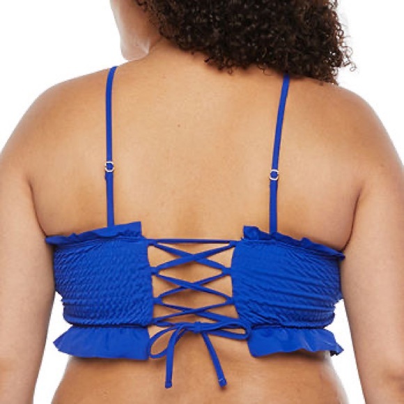 ⤵️🆕 Decree Removable Straps Midkini Swimsuit Top  Plus - Picture 6 of 12